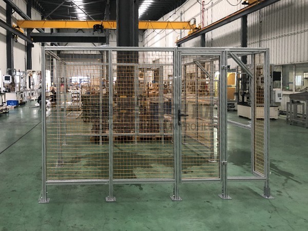 升降臺鋁型材圍欄 升降臺鋁型材圍欄