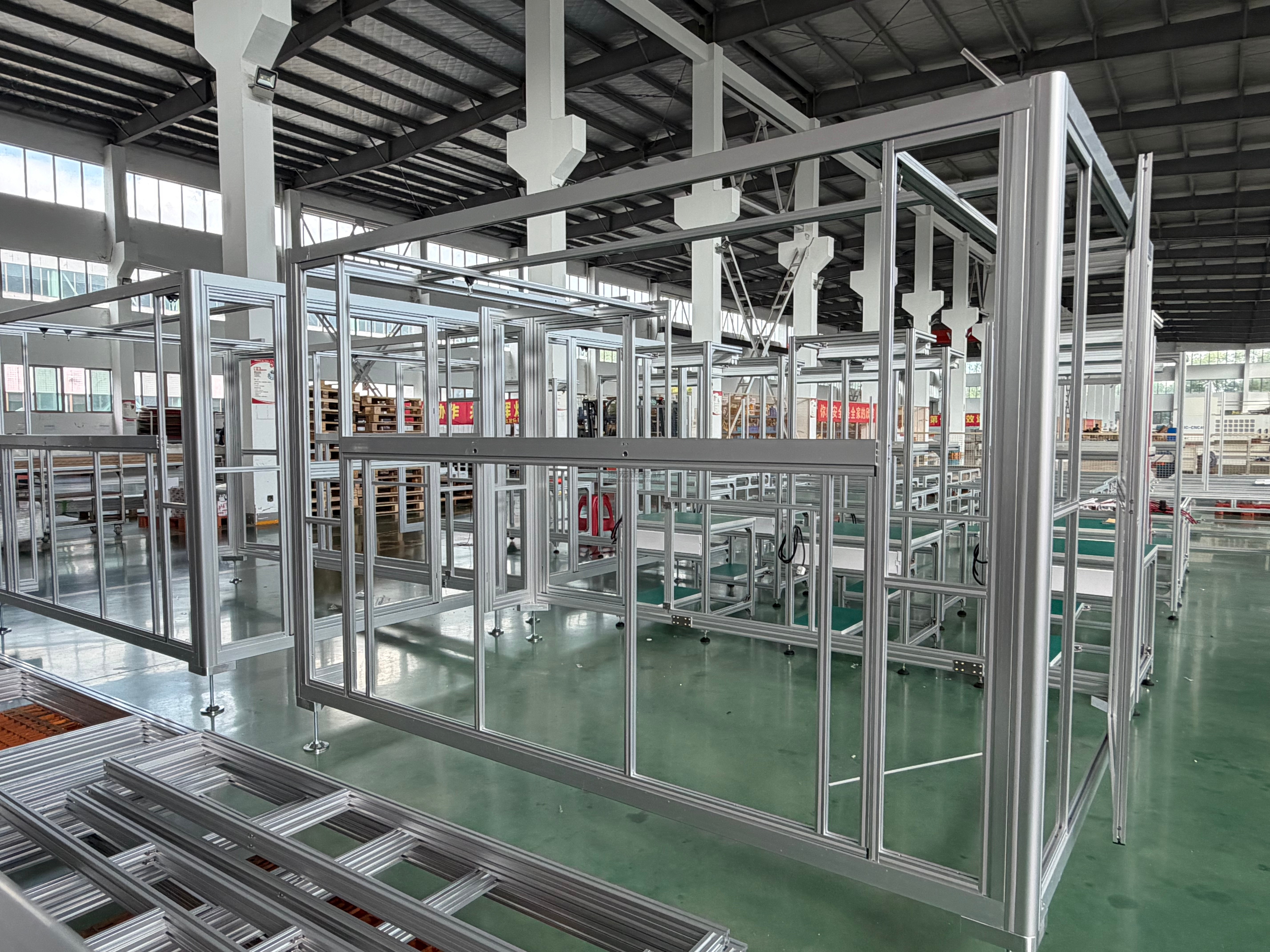 工業鋁型材框架系統連接技術的精度躍遷